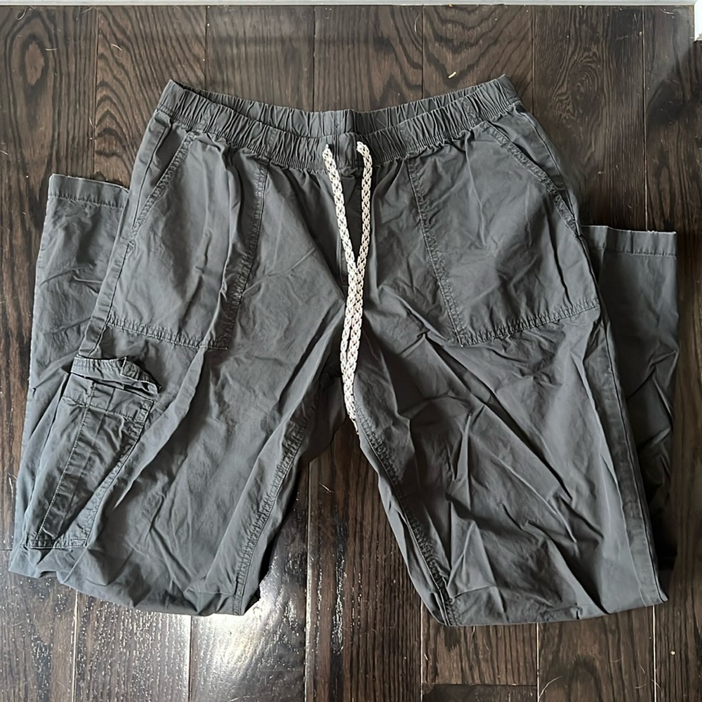 aerie nylon cargo pants